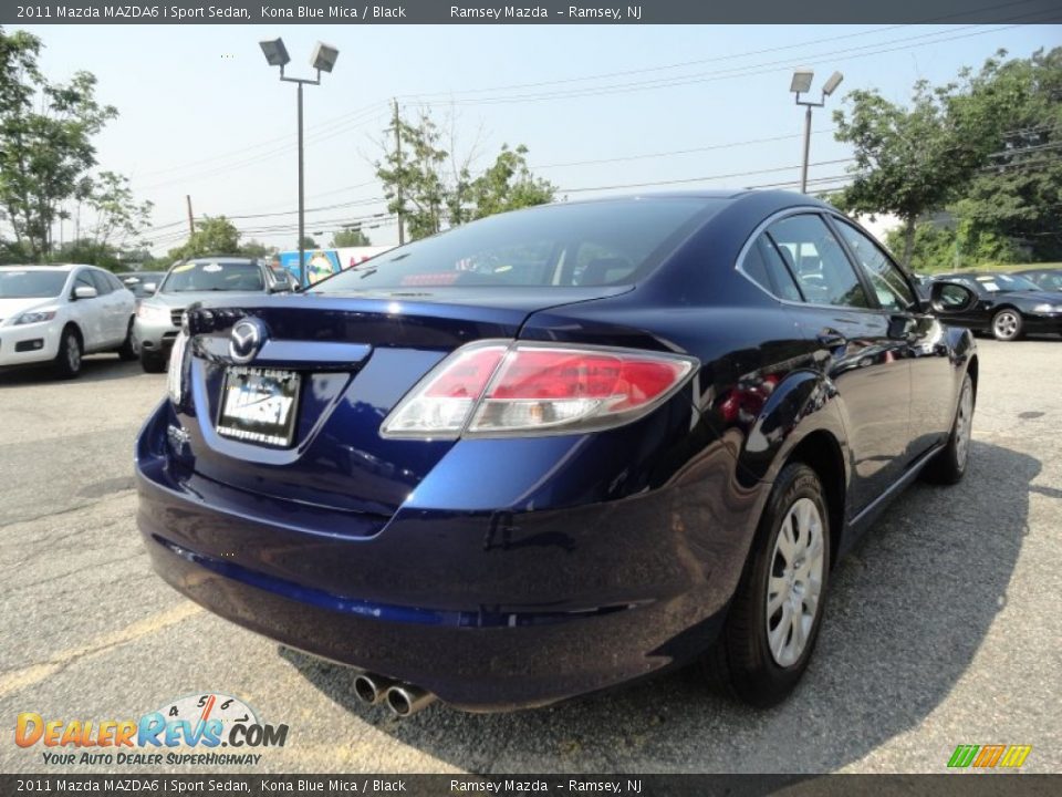 2011 Mazda MAZDA6 i Sport Sedan Kona Blue Mica / Black Photo #8