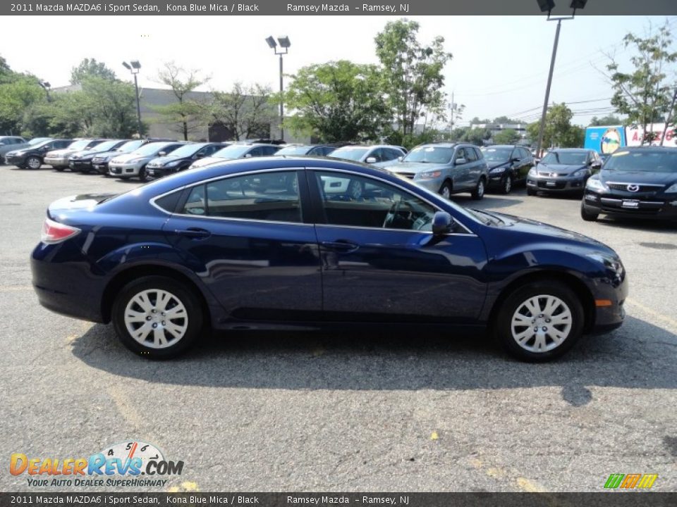 2011 Mazda MAZDA6 i Sport Sedan Kona Blue Mica / Black Photo #13