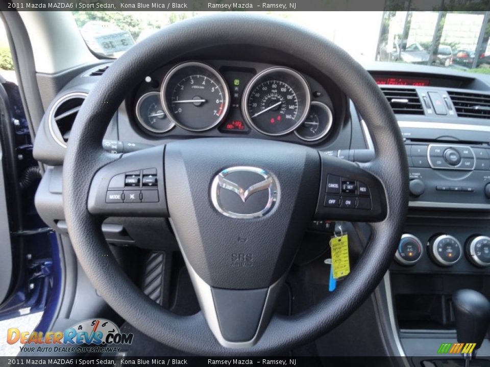 2011 Mazda MAZDA6 i Sport Sedan Steering Wheel Photo #26