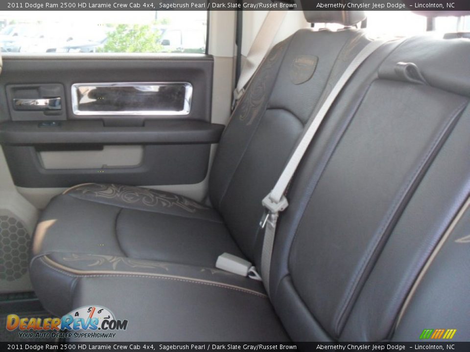 2011 Dodge Ram 2500 HD Laramie Crew Cab 4x4 Sagebrush Pearl / Dark Slate Gray/Russet Brown Photo #16
