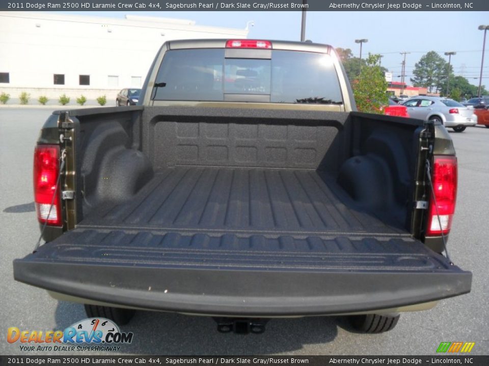 2011 Dodge Ram 2500 HD Laramie Crew Cab 4x4 Sagebrush Pearl / Dark Slate Gray/Russet Brown Photo #21