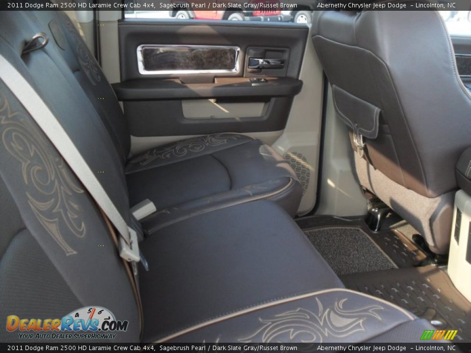2011 Dodge Ram 2500 HD Laramie Crew Cab 4x4 Sagebrush Pearl / Dark Slate Gray/Russet Brown Photo #22