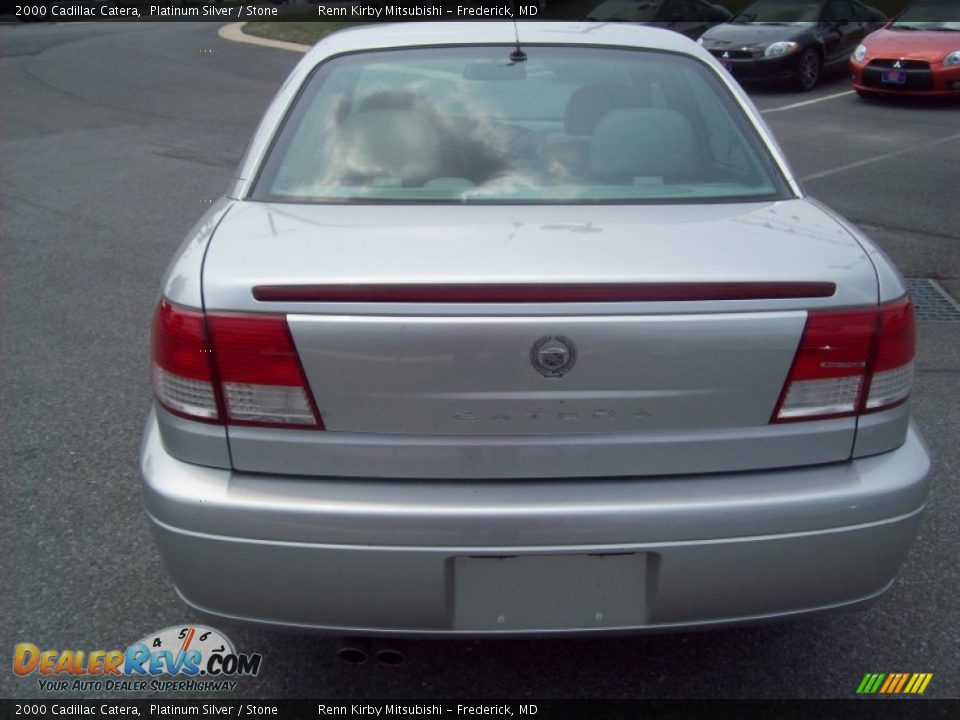 2000 Cadillac Catera Platinum Silver / Stone Photo #4