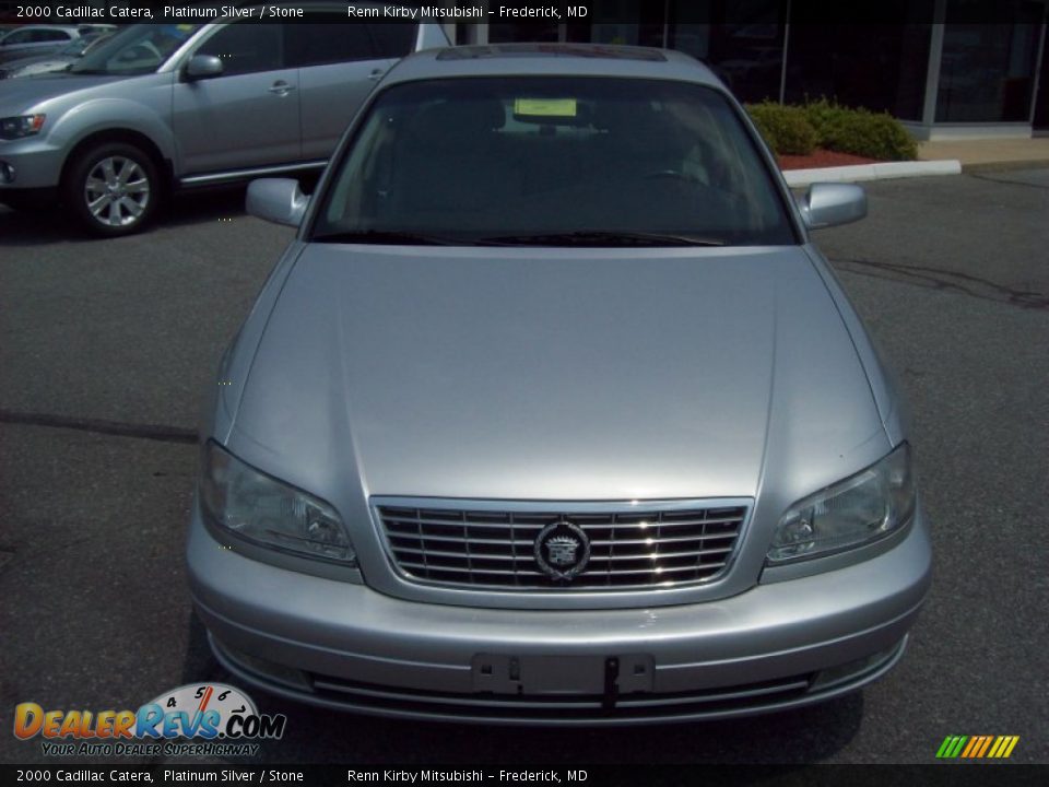 2000 Cadillac Catera Platinum Silver / Stone Photo #8