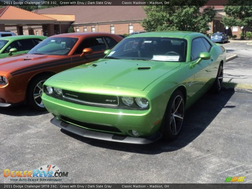 2011 Dodge Challenger SRT8 392 Green with Envy / Dark Slate Gray Photo #1