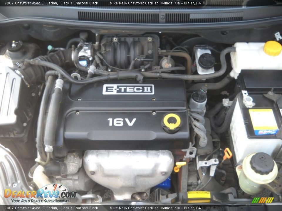 2007 Chevrolet Aveo LT Sedan 1.6 Liter DOHC 16-Valve E-TEC 4 Cylinder Engine Photo #15