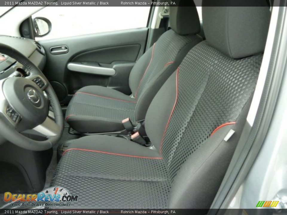 Black Interior - 2011 Mazda MAZDA2 Touring Photo #10