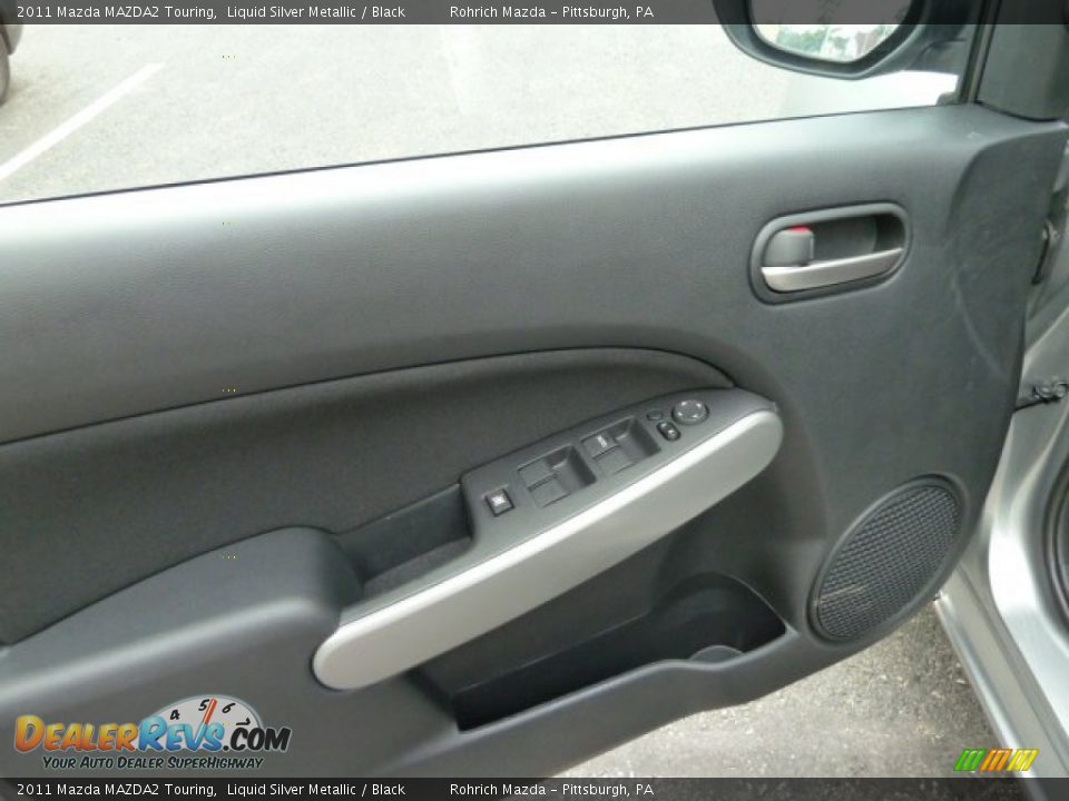 2011 Mazda MAZDA2 Touring Liquid Silver Metallic / Black Photo #14