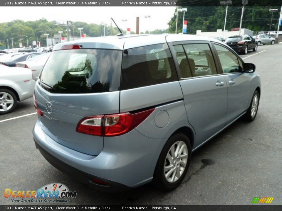 Clear Water Blue Metallic 2012 Mazda MAZDA5 Sport Photo #4