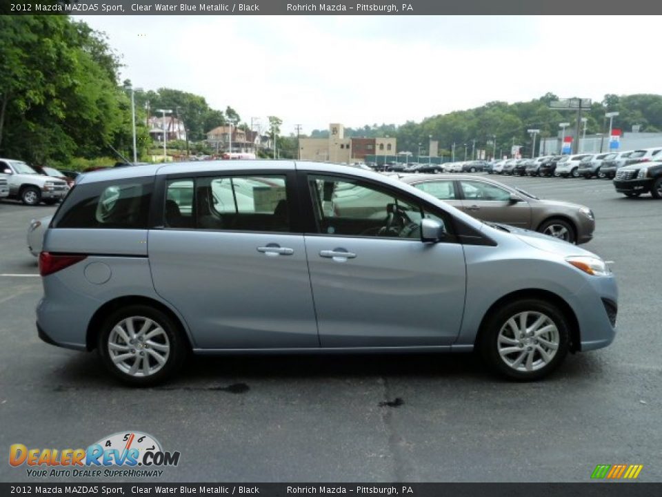 Clear Water Blue Metallic 2012 Mazda MAZDA5 Sport Photo #5