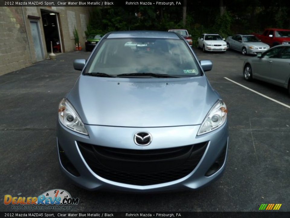 2012 Mazda MAZDA5 Sport Clear Water Blue Metallic / Black Photo #7