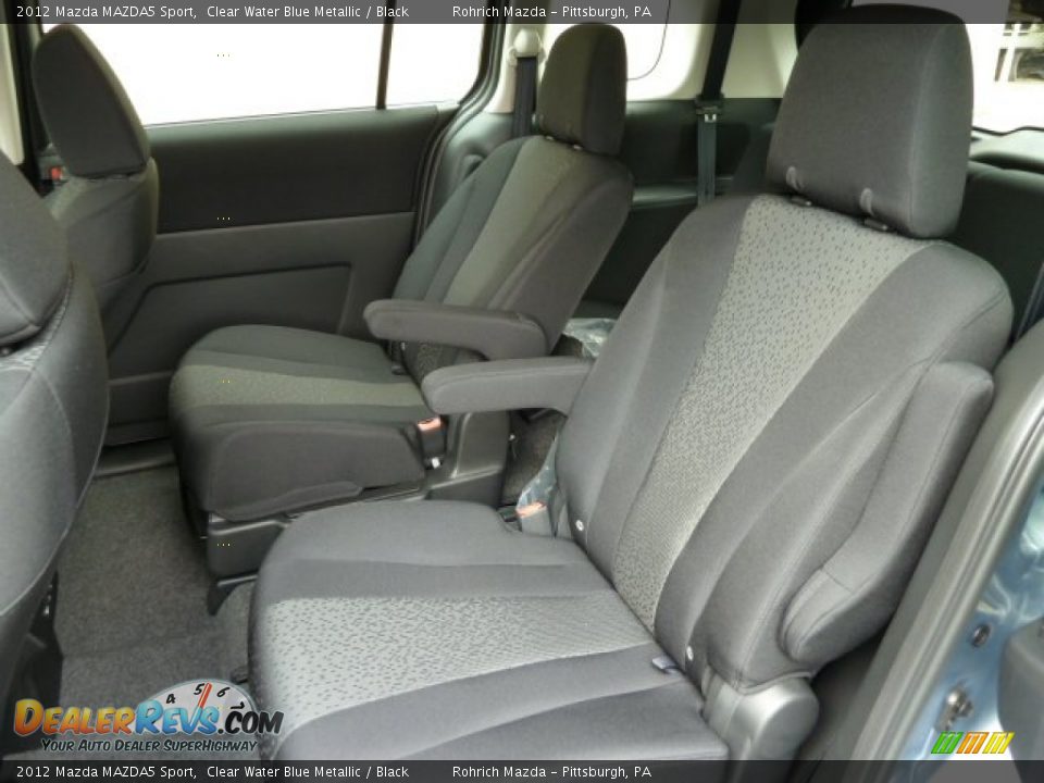 Black Interior - 2012 Mazda MAZDA5 Sport Photo #11