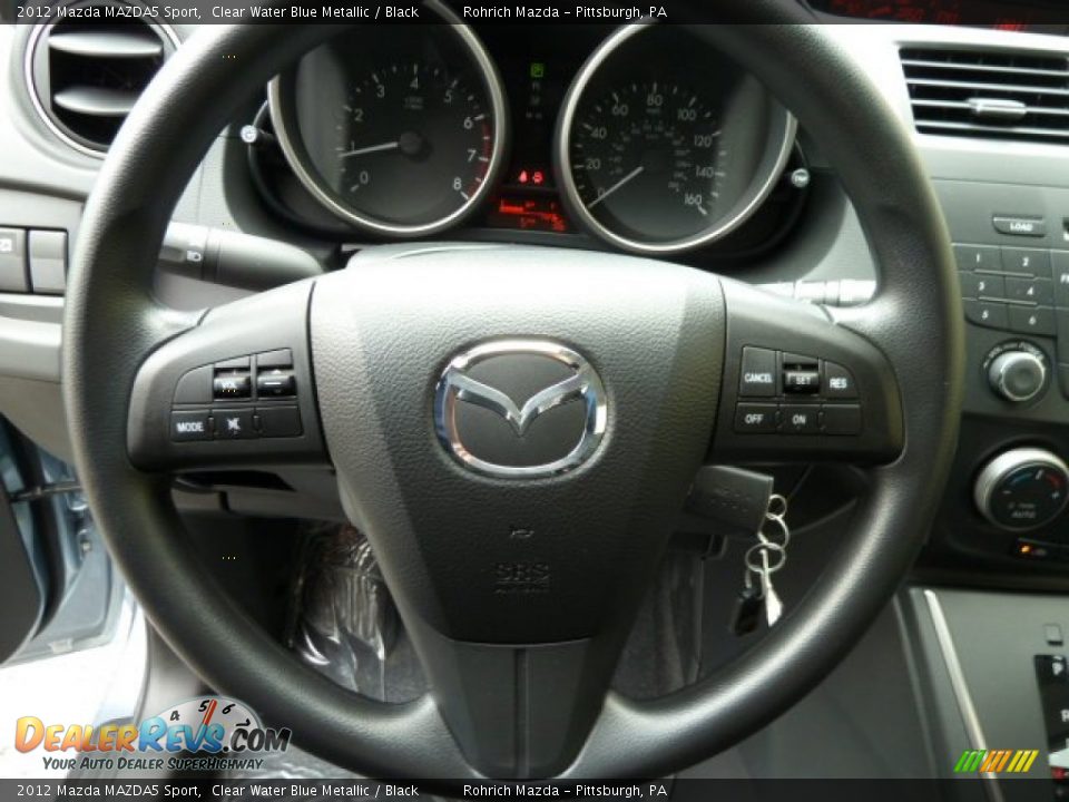 2012 Mazda MAZDA5 Sport Steering Wheel Photo #16