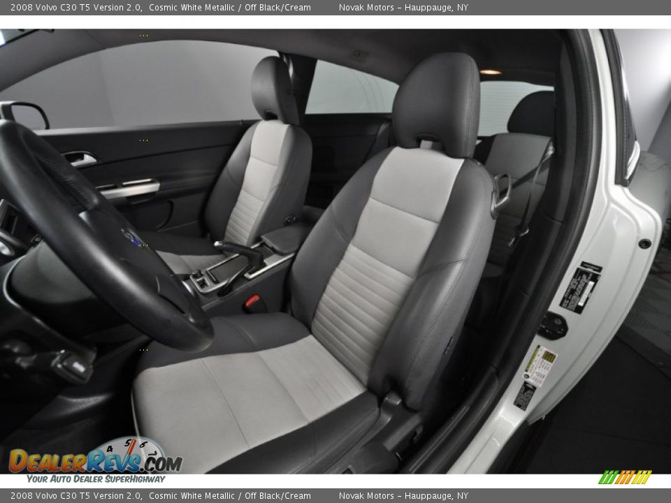 Off Black/Cream Interior - 2008 Volvo C30 T5 Version 2.0 Photo #13