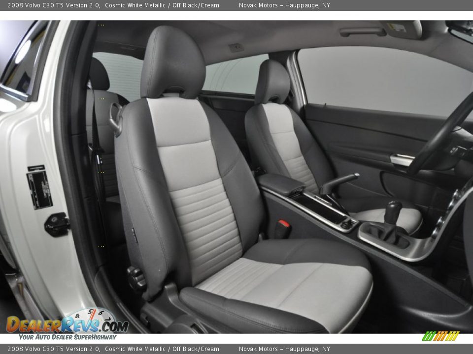 Off Black/Cream Interior - 2008 Volvo C30 T5 Version 2.0 Photo #22