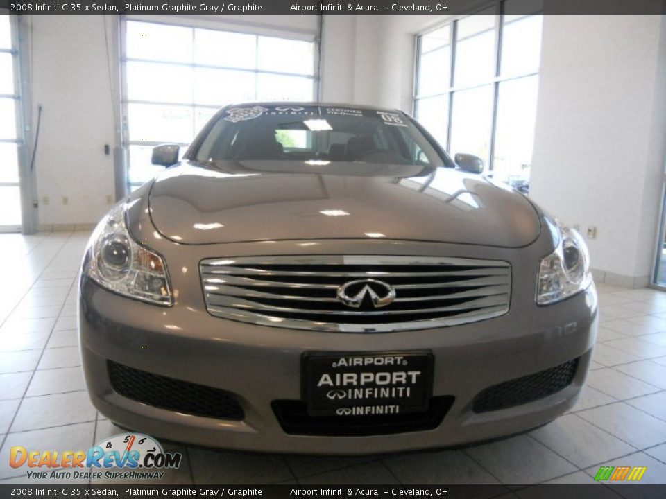 2008 Infiniti G 35 x Sedan Platinum Graphite Gray / Graphite Photo #2