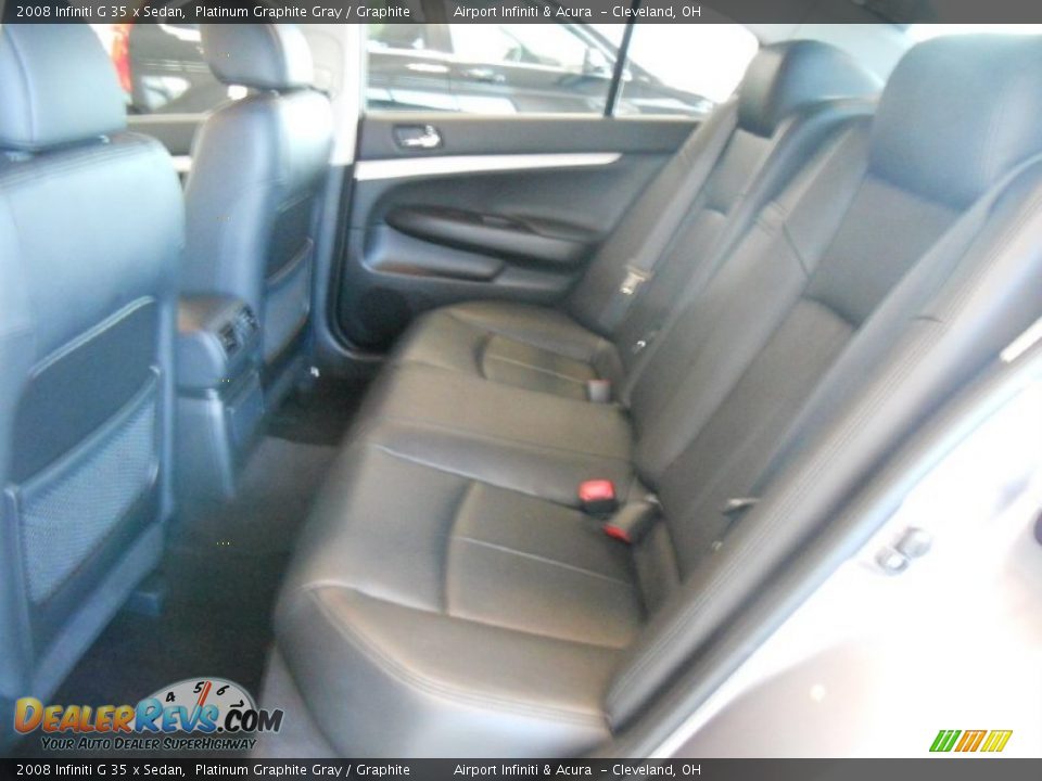 2008 Infiniti G 35 x Sedan Platinum Graphite Gray / Graphite Photo #13