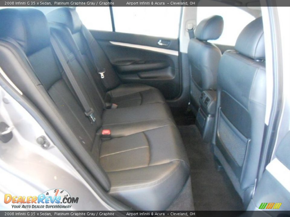 2008 Infiniti G 35 x Sedan Platinum Graphite Gray / Graphite Photo #15