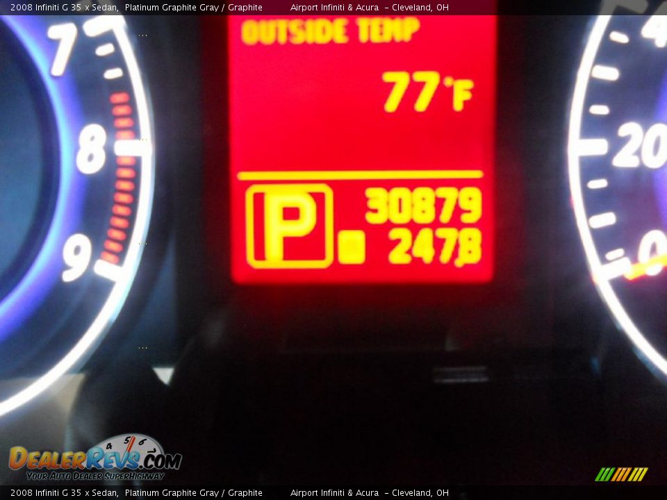 2008 Infiniti G 35 x Sedan Platinum Graphite Gray / Graphite Photo #17
