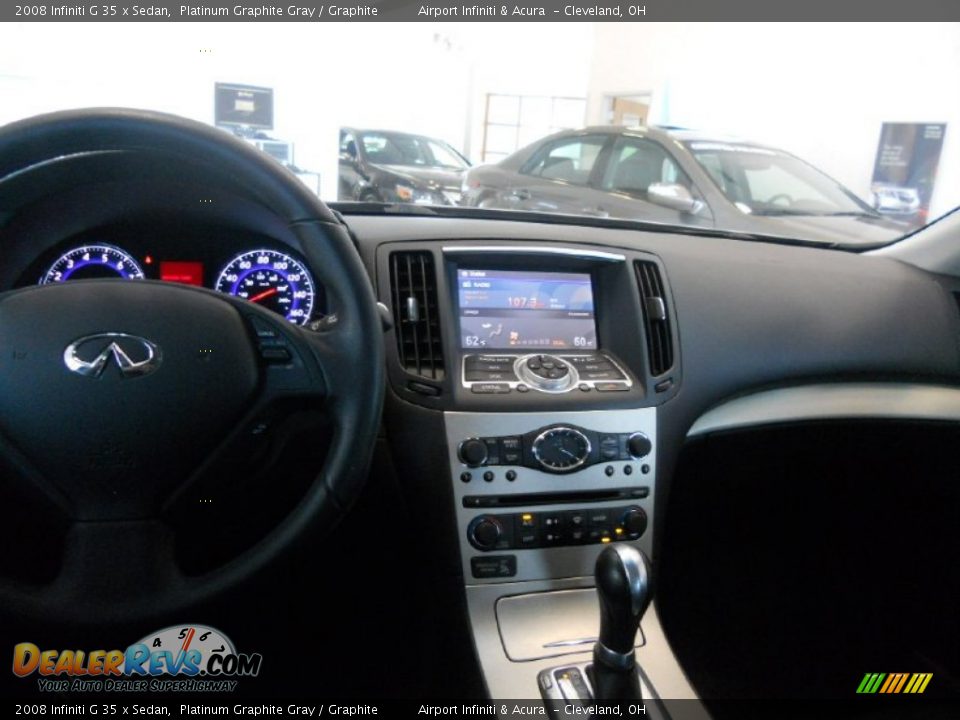 2008 Infiniti G 35 x Sedan Platinum Graphite Gray / Graphite Photo #20