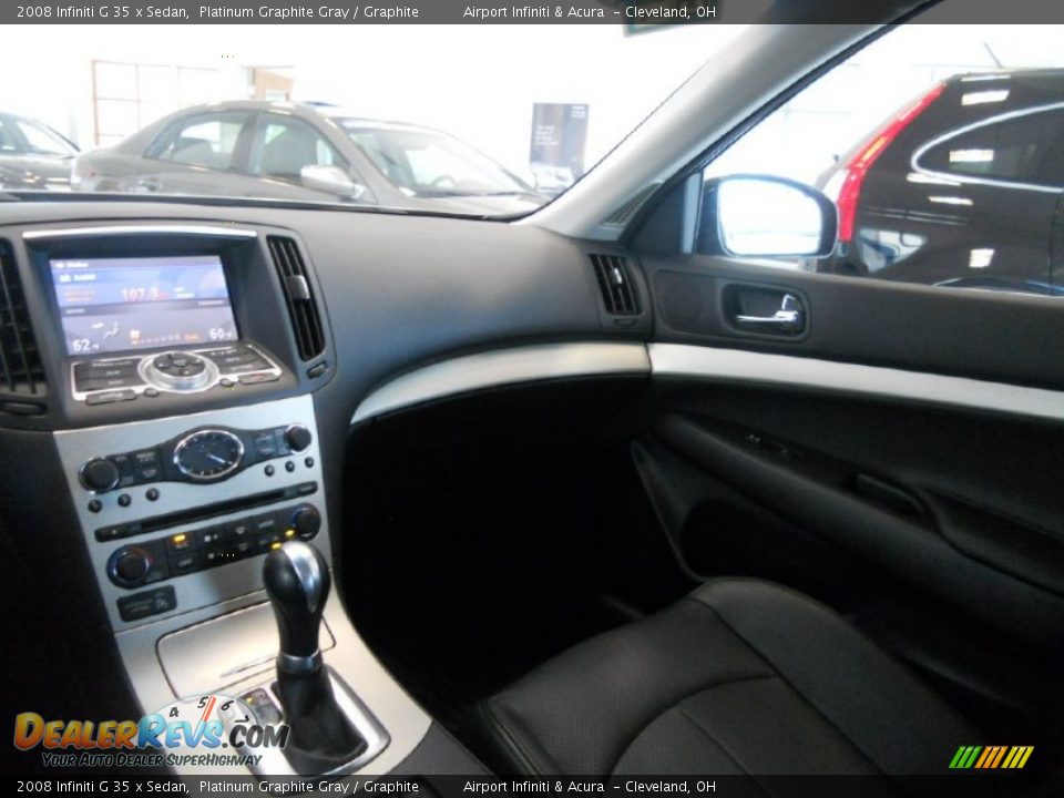 2008 Infiniti G 35 x Sedan Platinum Graphite Gray / Graphite Photo #21
