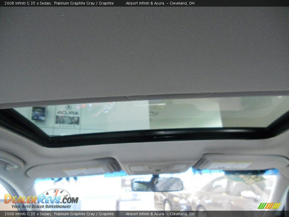 2008 Infiniti G 35 x Sedan Platinum Graphite Gray / Graphite Photo #22