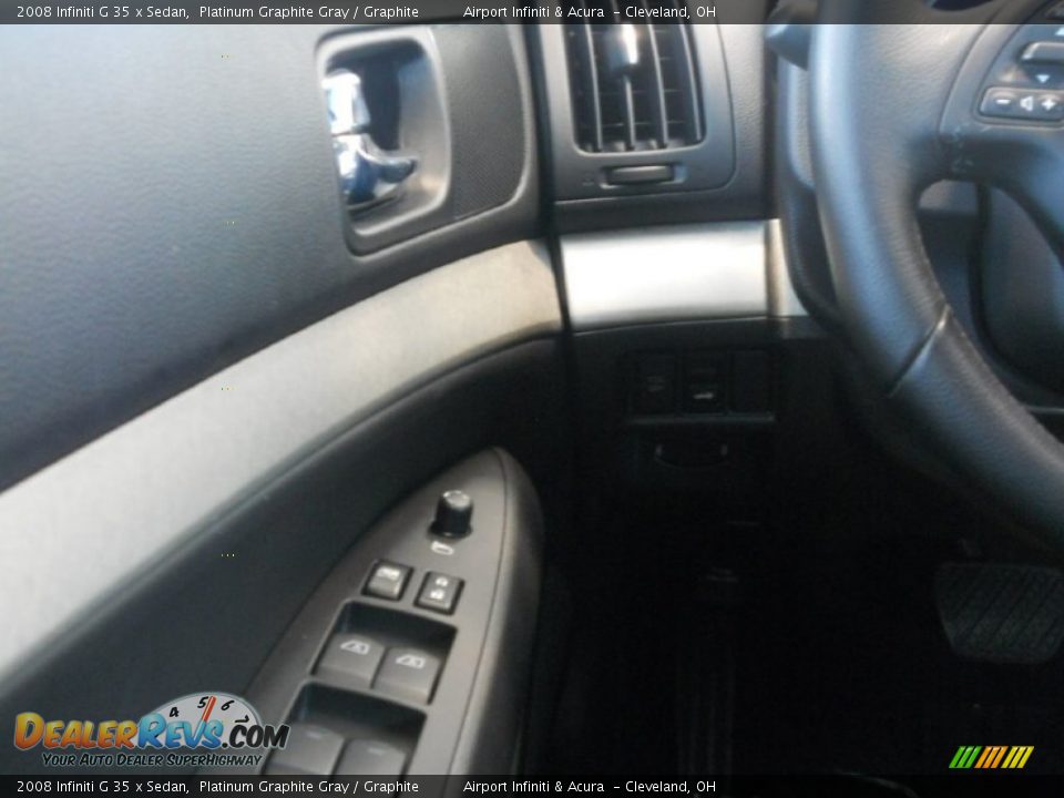 2008 Infiniti G 35 x Sedan Platinum Graphite Gray / Graphite Photo #23