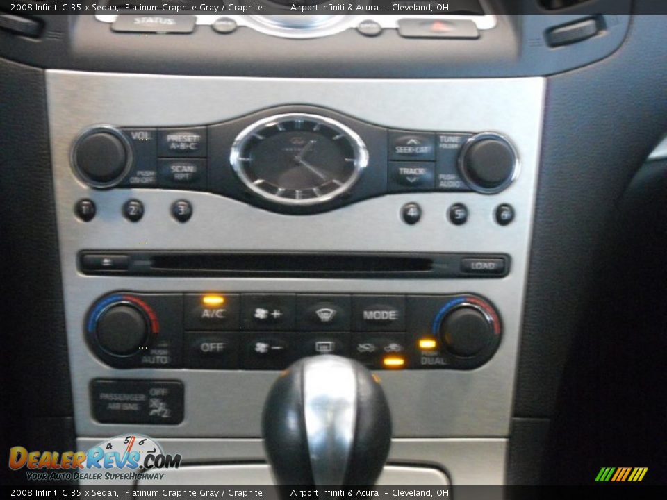 2008 Infiniti G 35 x Sedan Platinum Graphite Gray / Graphite Photo #25