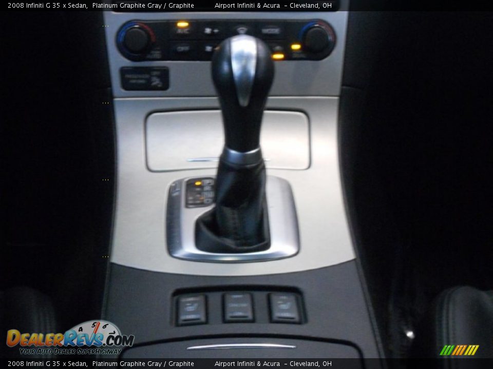 2008 Infiniti G 35 x Sedan Platinum Graphite Gray / Graphite Photo #26