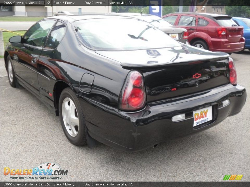 2000 Chevrolet Monte Carlo SS Black / Ebony Photo #3