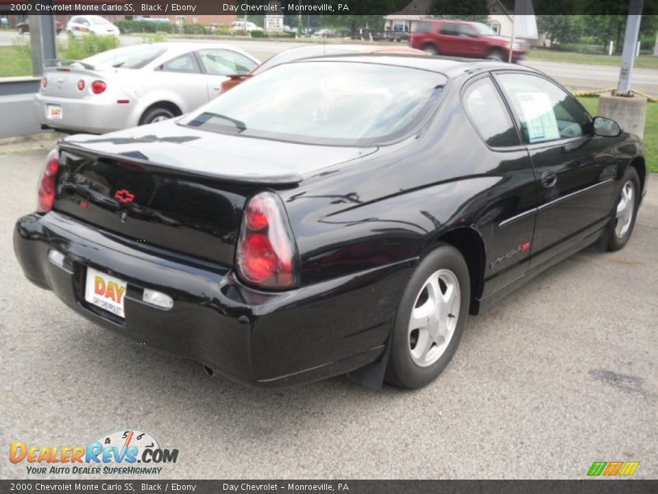2000 Chevrolet Monte Carlo SS Black / Ebony Photo #4