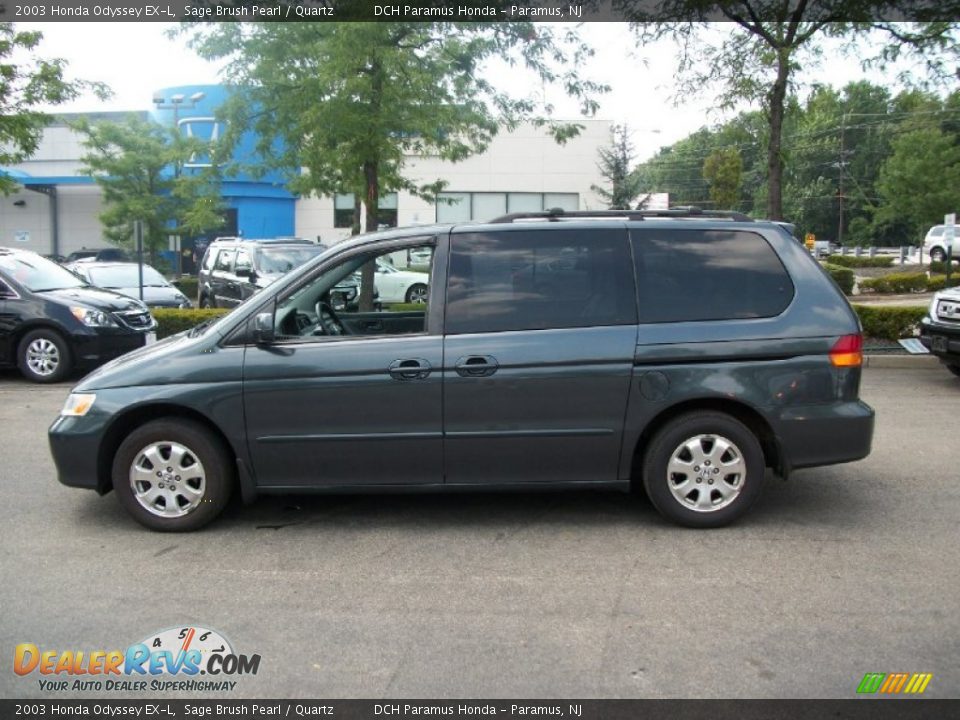 2003 Honda Odyssey EX-L Sage Brush Pearl / Quartz Photo #1