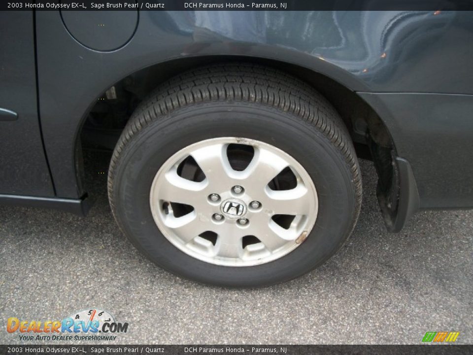 2003 Honda Odyssey EX-L Sage Brush Pearl / Quartz Photo #2