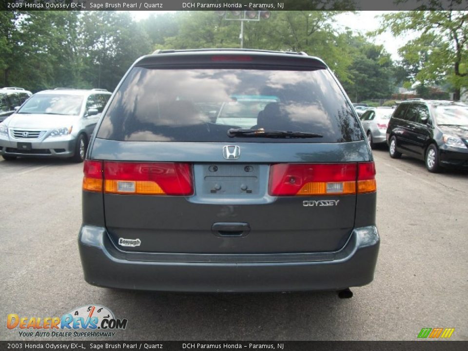 2003 Honda Odyssey EX-L Sage Brush Pearl / Quartz Photo #9