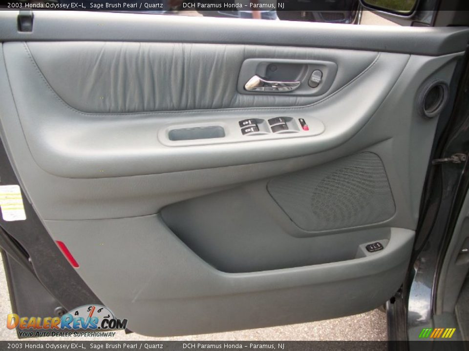 2003 Honda Odyssey EX-L Sage Brush Pearl / Quartz Photo #11