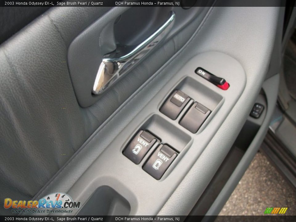 2003 Honda Odyssey EX-L Sage Brush Pearl / Quartz Photo #12