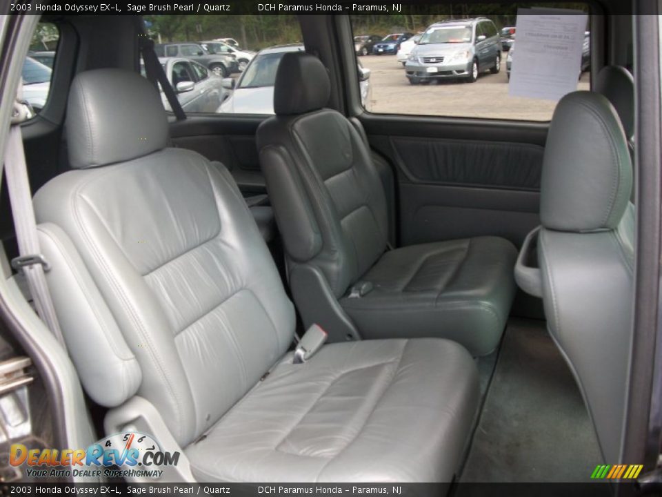 2003 Honda Odyssey EX-L Sage Brush Pearl / Quartz Photo #17