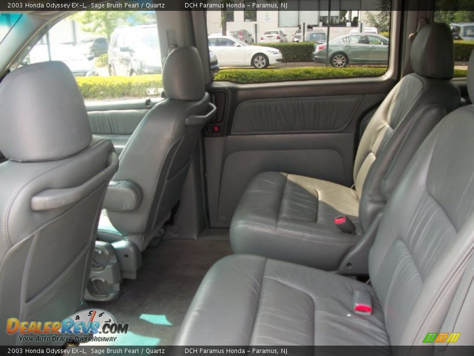 2003 Honda Odyssey EX-L Sage Brush Pearl / Quartz Photo #18