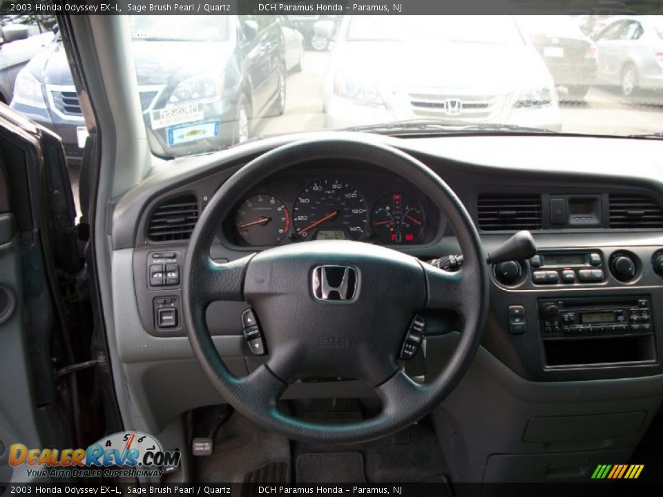 2003 Honda Odyssey EX-L Sage Brush Pearl / Quartz Photo #19