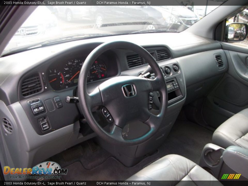 2003 Honda Odyssey EX-L Sage Brush Pearl / Quartz Photo #20