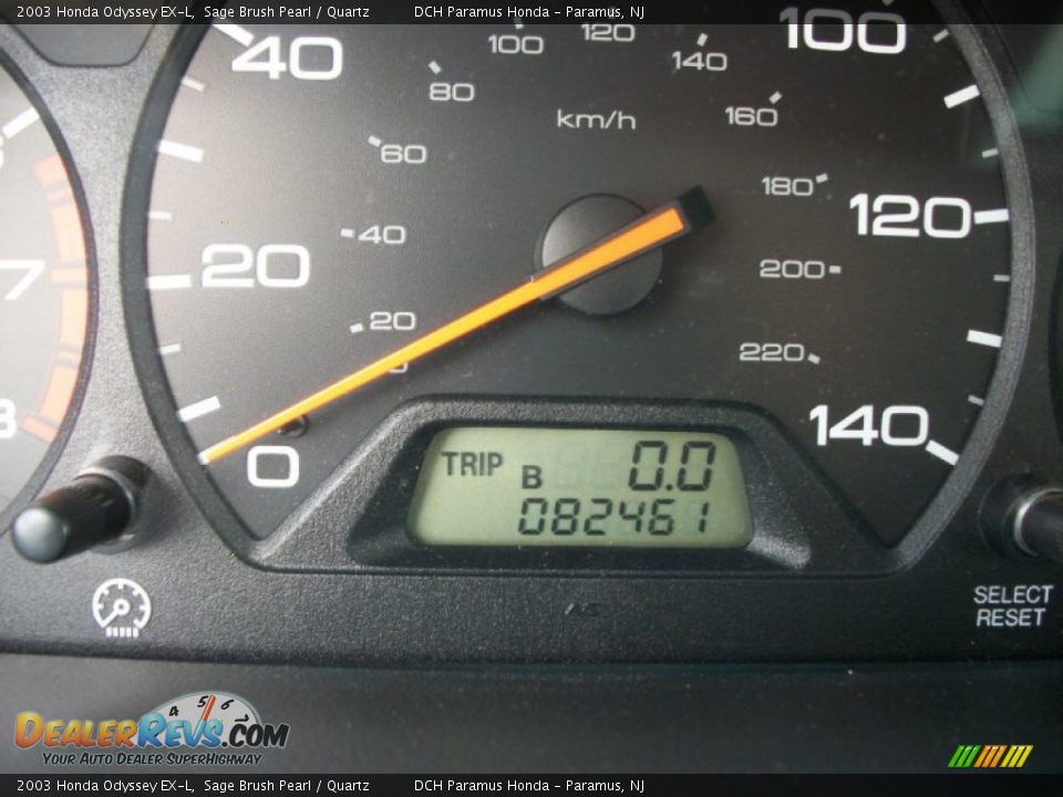 2003 Honda Odyssey EX-L Sage Brush Pearl / Quartz Photo #23