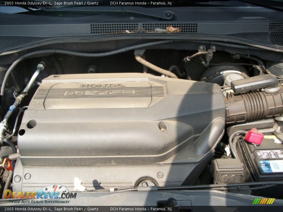 2003 Honda Odyssey EX-L Sage Brush Pearl / Quartz Photo #25
