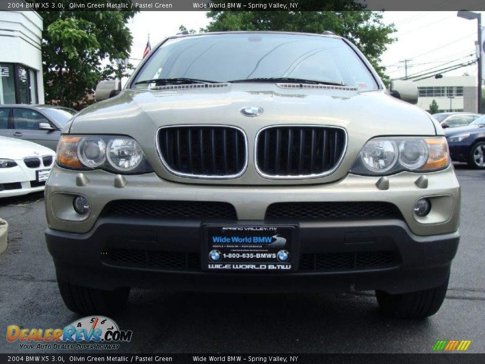 2004 BMW X5 3.0i Olivin Green Metallic / Pastel Green Photo #2