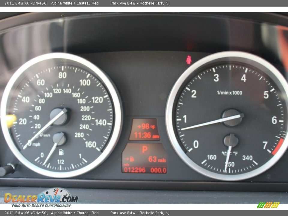 2011 BMW X6 xDrive50i Gauges Photo #17