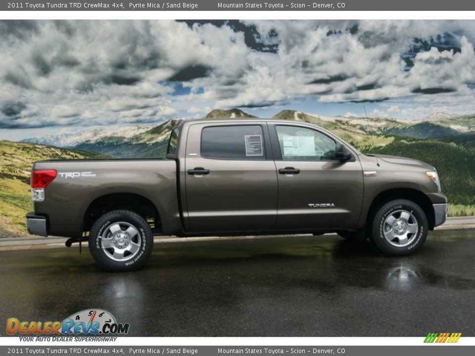 2011 Toyota Tundra TRD CrewMax 4x4 Pyrite Mica / Sand Beige Photo #2