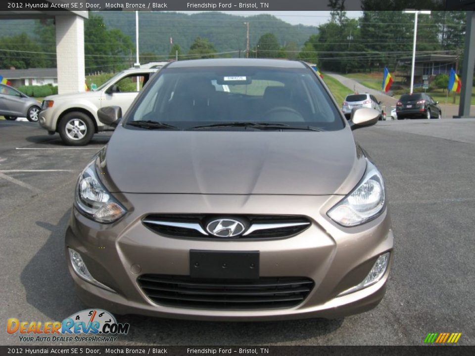 2012 Hyundai Accent SE 5 Door Mocha Bronze / Black Photo #3