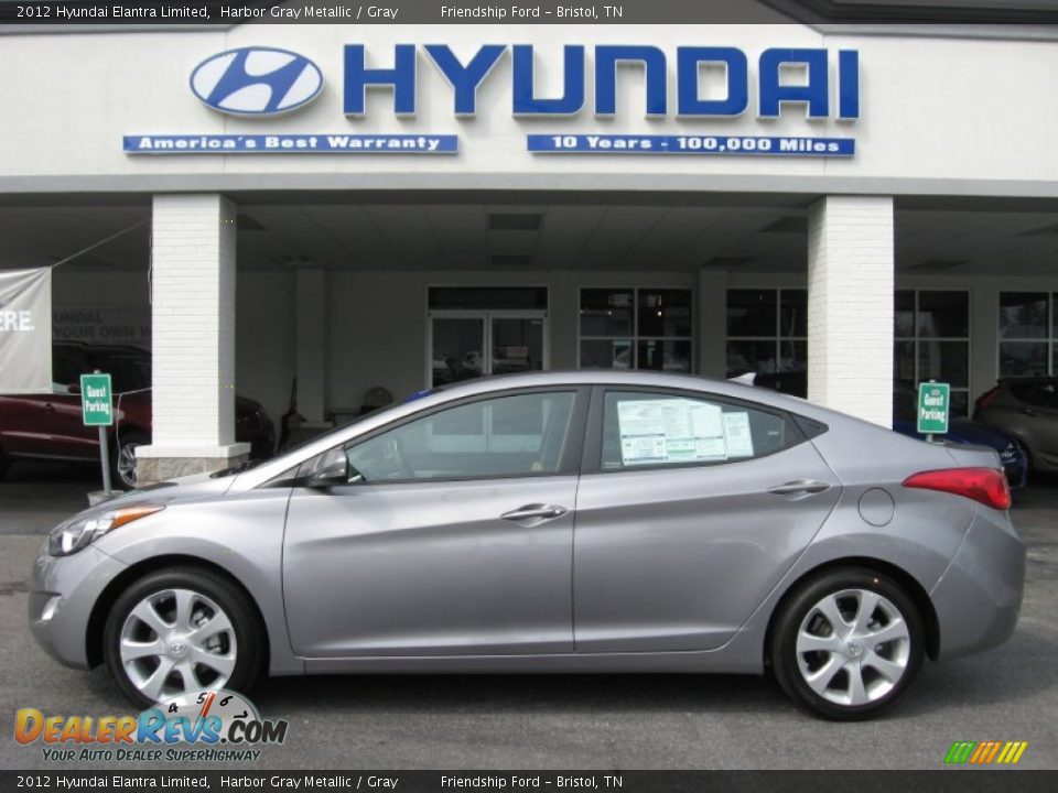 Harbor Gray Metallic 2012 Hyundai Elantra Limited Photo #1