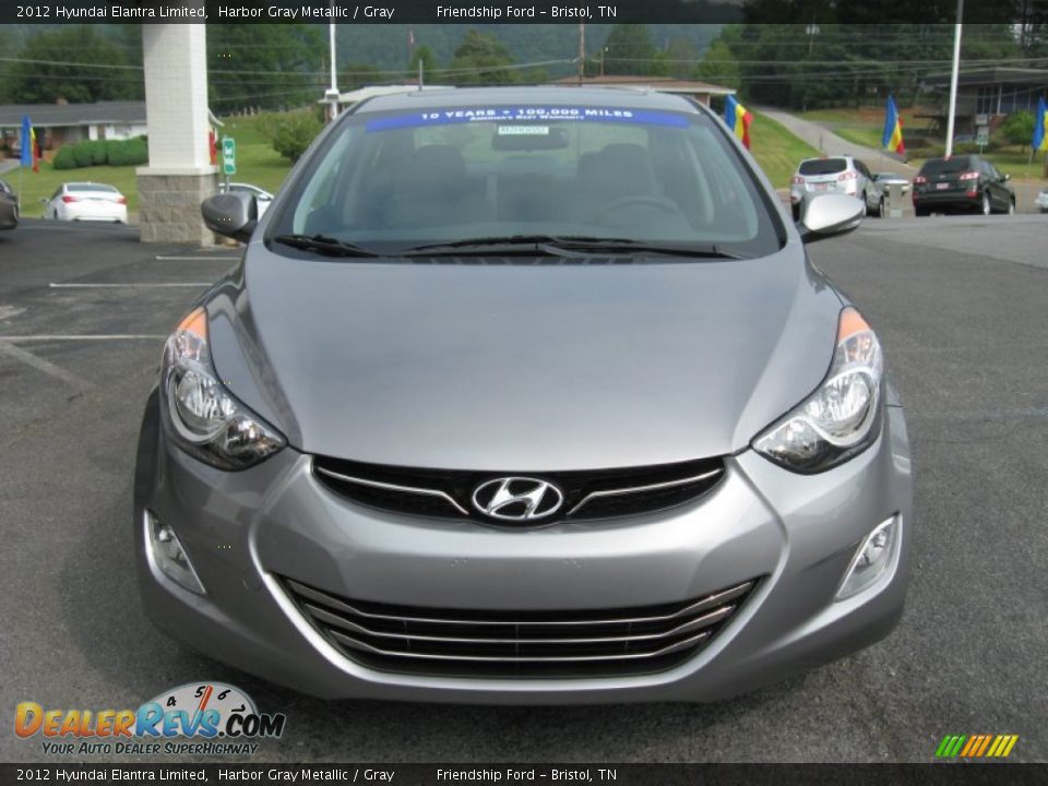 2012 Hyundai Elantra Limited Harbor Gray Metallic / Gray Photo #3