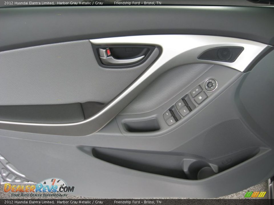 2012 Hyundai Elantra Limited Harbor Gray Metallic / Gray Photo #15