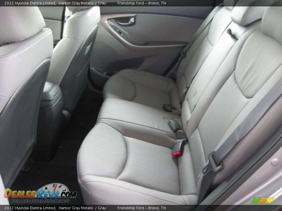 Gray Interior - 2012 Hyundai Elantra Limited Photo #16